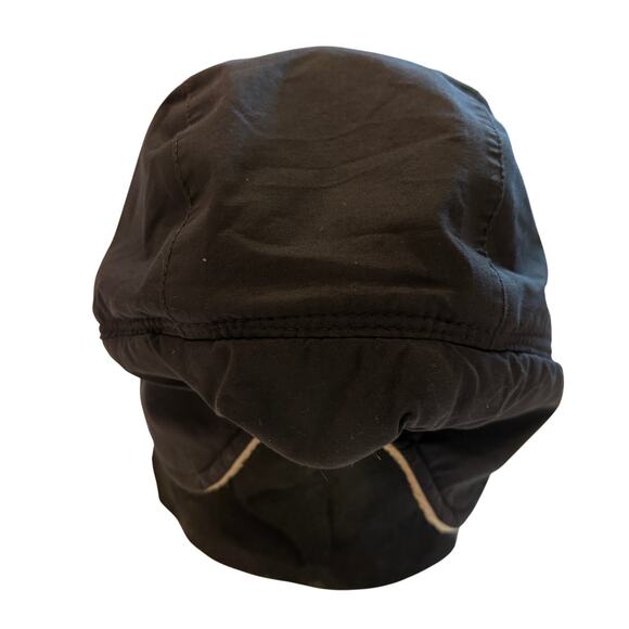 LL Bean Goretex Trapper Hat Med Softshell Fleece Lined Short Brim Ear Flaps USA - Picture 3 of 10